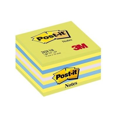 3M POSTIT 2028B Aquarelle - samolepicí bloček - 76×76 mm, Aquarelle Yellow – Zboží Živě