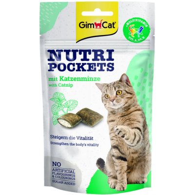 GimCat Nutri Pockets s catnipem 60 g – Sleviste.cz