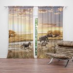 Závěsy Safari: 2 ks - 140x250 cm - Sablio – Hledejceny.cz