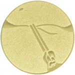 Emblém snowboard zlato 25 mm – Zboží Mobilmania