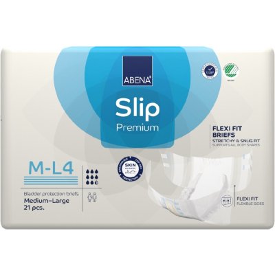 Abena Slip Flexi Fit Premium inkontinenční kalhotky M-L4 21 ks – Sleviste.cz