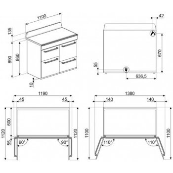 Smeg TR4110BL1