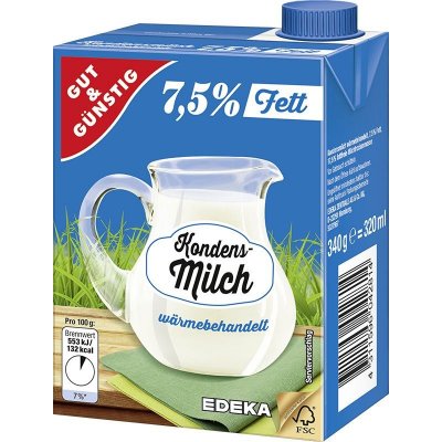 G&G Kondenzované mléko 7,5% 340 g – Zboží Dáma