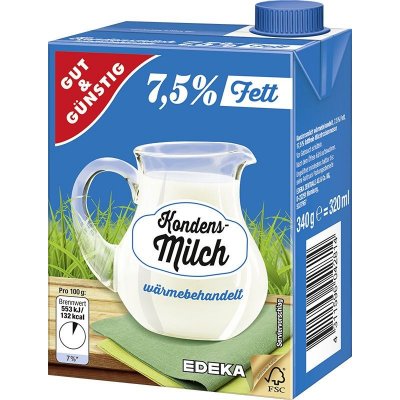 G&G Kondenzované mléko 7,5% 340 g – Zbozi.Blesk.cz