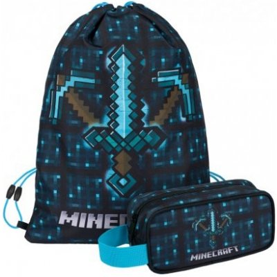 Baagl MINECRAFT 2 Blue Axe and Sword set – Zboží Mobilmania