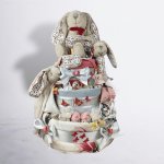 BabyDort třípatrový plenkový dort pro miminko PREMIUM Zaječí rodinka – Zbozi.Blesk.cz