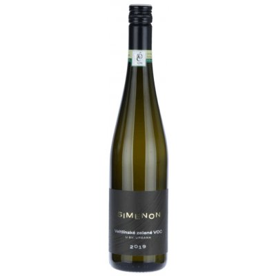 Vinařství Simenon Veltlínské zelené ze sudu MZV suché bílé 2018 12,5% 0,75 l (holá láhev) – Zboží Mobilmania