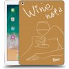 Pouzdro na tablet Picasee silikonový Apple iPad 9.7 2017 5. gen Wine not čiré