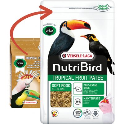 Versele-Laga Orlux NutriBird Tropical Patee Premium 1 kg – Zboží Mobilmania