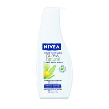 Nivea Pure & Natural výživné tělové mléko 400 ml