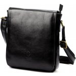 černá pánská taška z italské kůže GT240 – Zboží Mobilmania