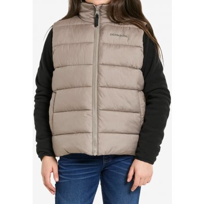 Didriksons Kilo dětská vesta 2 ash brown – Hledejceny.cz