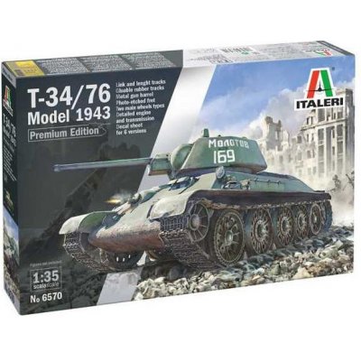 ITALERI Model Kit tank 6570 T-34/76 Mod. 43 CF 33-6570 1:35 – Zbozi.Blesk.cz