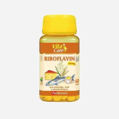 VitaHarmony Riboflavin 10 mg 6 x 60 tablet – Hledejceny.cz
