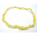 Prosperk Jantarové korálky pro děti kulaté leštěné mléčné S0377 – Zboží Dáma