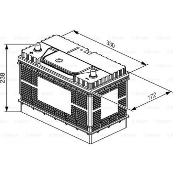 Bosch L4 12V 105Ah 800A 0 092 L40 340