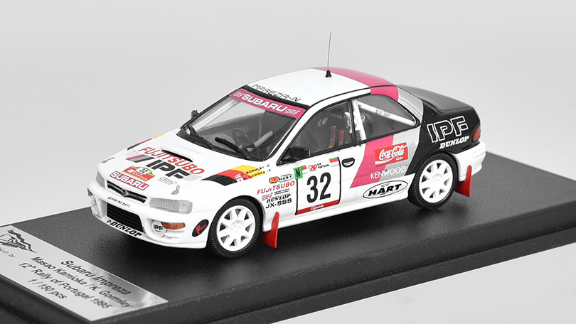 Coche De Rally Escala 1:43 Trofeu SUBARU IMPREZA N.32 12th PORTUGAL RAL