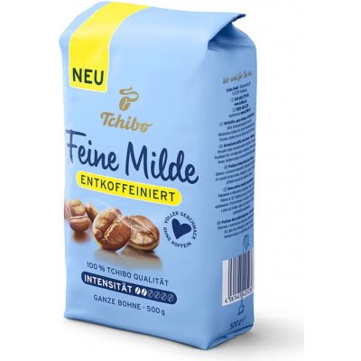 Tchibo Feine Milde bezkofeinová zrnková 0,5 kg – Hledejceny.cz