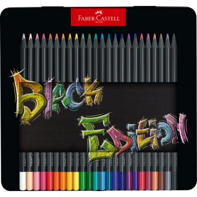 Faber Castell 116425 Black Edition 24 – Zboží Mobilmania