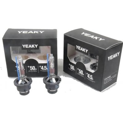 Yeaky Xenonové výbojky Yeaky +50% Power (2ks) D2R, 4500K – Zboží Mobilmania