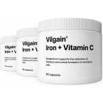 Vilgain Železo + Vitamin C 3× 90 kapslí – Hledejceny.cz