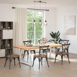 Omaxi 958182 Nohy k jídelnímu stolu ve tvaru V 2 ks bílé 90 x 72-73,3 cm ocel – Sleviste.cz