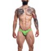 Pánské erotické prádlo C4M Thong Neon Green Renaissance - pánská tanga