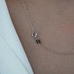 Olivie Stříbrný rhodiovaný řetízek 4135 – Zboží Dáma