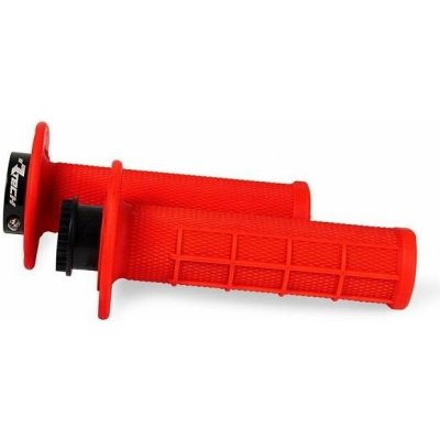 RTECH gripy lock-on R20 Half Waffle BETA RR 125-530, neon červené, 1 pár – Hledejceny.cz
