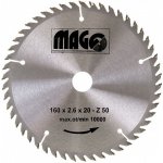 MAGG Pilový kotouč 160x2,6x20mm/50 zubů střídavě trapézové 9216050 – Sleviste.cz