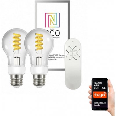 IMMAX Smart sada LED žárovek E27 5W bílá NEO 07089BD ZigBee Tuya – Zboží Mobilmania