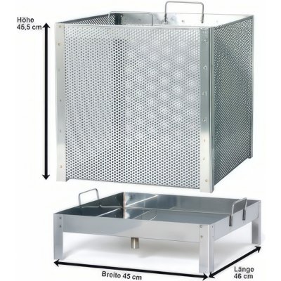 Holtermann Vařák na vosk nerez s vyvíječem páry 50 x 50 cm – Zboží Dáma