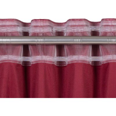 Řasící stuha na háčky nebo na tyčku RS-021 vlnky - šířka 10 cm - řasení 1:2 – Zboží Dáma