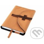 Variabilní kožený obal se sponou kůže ořechová – Sleviste.cz