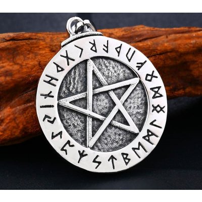 Origoska Řetízek supernatural (lovci duchů) pentagram (ocel) SP06 Stříbrná – Zboží Mobilmania