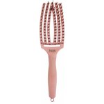 Olivia Garden Finger Brush kartáč na vlasy masážní 6-řadový střední Peach – Zboží Dáma