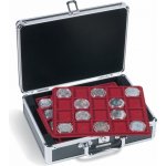 LEUCHTTURM Kufr na plata na mince CARGO S6 červené plata Typ Průměr 41 mm – Sleviste.cz