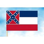 LIBEA, s.r.o. Mississippi vlajka z let 1894-2020 Rozměr: 20×30 cm, Uchycení: Návlek na žerď – Hledejceny.cz