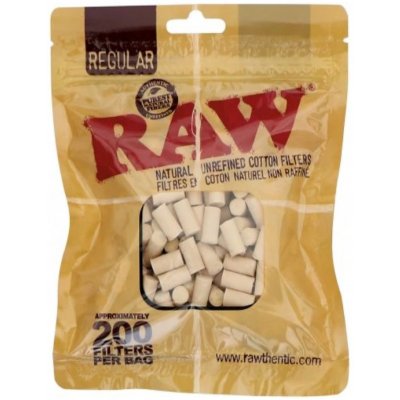Raw Regular Natural cigaretové filtry 200 ks – Zboží Dáma