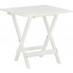 OMAXI 923909 Bistro stolek bílý 46 x 46 x 47 cm masivní akáciové dřevo – Hledejceny.cz