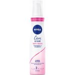 Nivea Care & Hold Soft Touch Caring Mousse tužidlo střední fixace 150 ml – Sleviste.cz