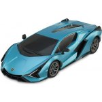 Siva RC auto Lamborghini Sian modrá metalíza ,100% RTR LED světla GmbH RC_309671 1:24 – Hledejceny.cz