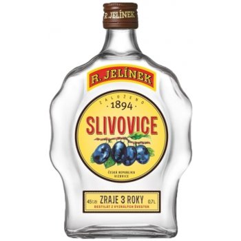 R. Jelínek Slivovice Budík 45% 0,7 l (holá láhev)