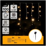 Aigostar LED Solární vánoční řetěz 100xLED 8 funkcí 8x0,6m IP65 teplá bílá | AI0436 – Hledejceny.cz