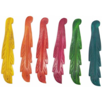 Indie Stojánek na vonné tyčinky List dřevěný – Sleviste.cz