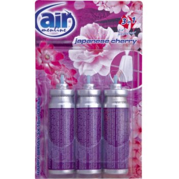 Air Menline Japanese Cherry Refill náplň do osvěžovač vzduchu 3 x 15 ml