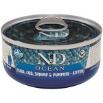N&D Cat Ocean Kitten Tuna & Cod & Shrimp & Pumpkin 70 g – Hledejceny.cz