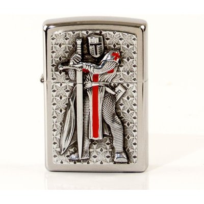 ZIPPO chrom gebürstet Plakette cTempler IIc 2005918 – Hledejceny.cz