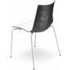 Jídelní židle Scab Design Zebra Bicolore antracitová / bílá / modrá 2272