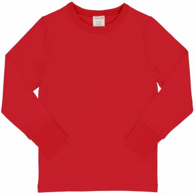 MAXOMORRA dětské tričko s dlouhým rukávem Solid Ruby BIO – Sleviste.cz